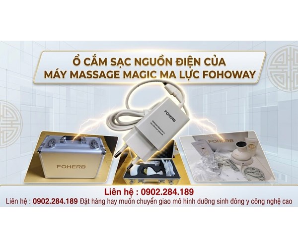 Mua Dây Sạc Nguồn Máy Massage Ma Lực Fohoway Ở Đâu Và Giá Bao Nhiêu